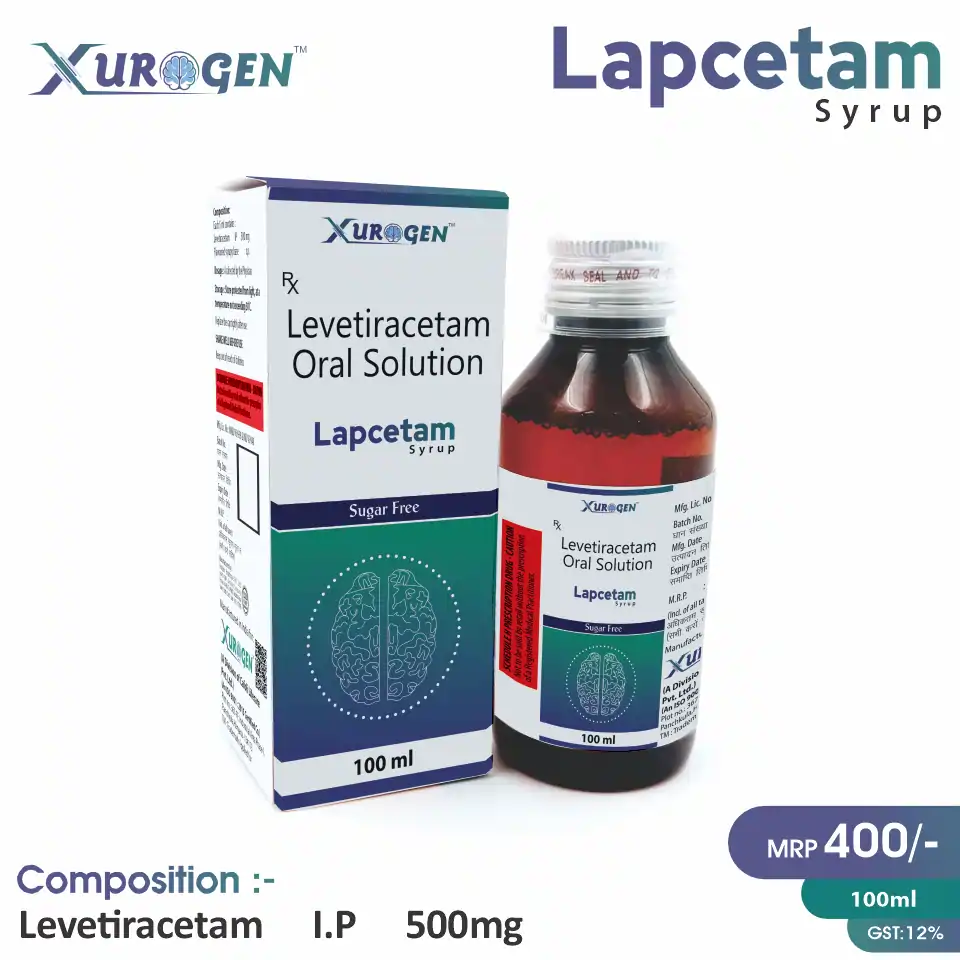 Levetiracetam 100mg/ml syrup at the best price in PCD Pharma Franchise for antiepileptic treatment.